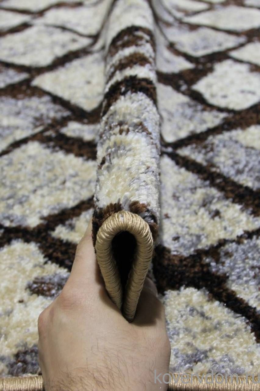 Ковер SUNRISE 2 D455 GRAY-BEIGE Овал