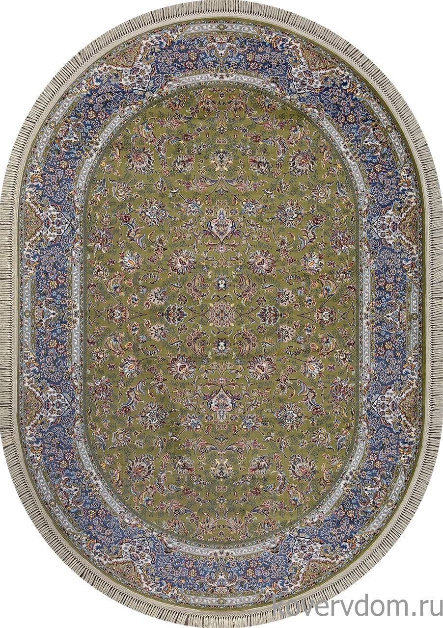 Ковер ARAVIA 6814 GREEN Овал Ковер ARAVIA 6814 GREEN Овал