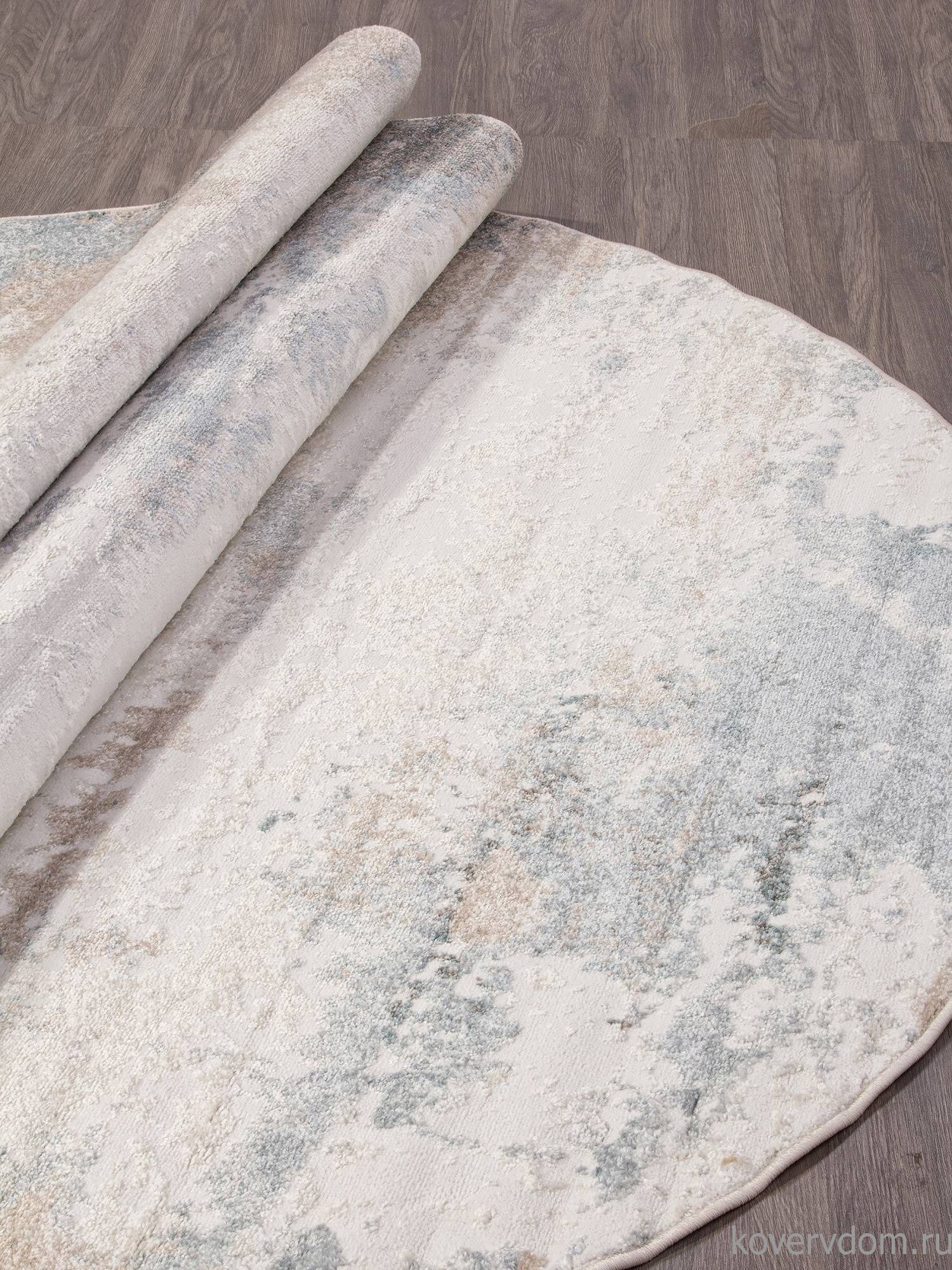 Ковер NATUREL D994 BEIGE-BLUE Овал