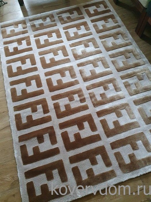 Ковер ручной работы FENDI-V02V04 cream-beige