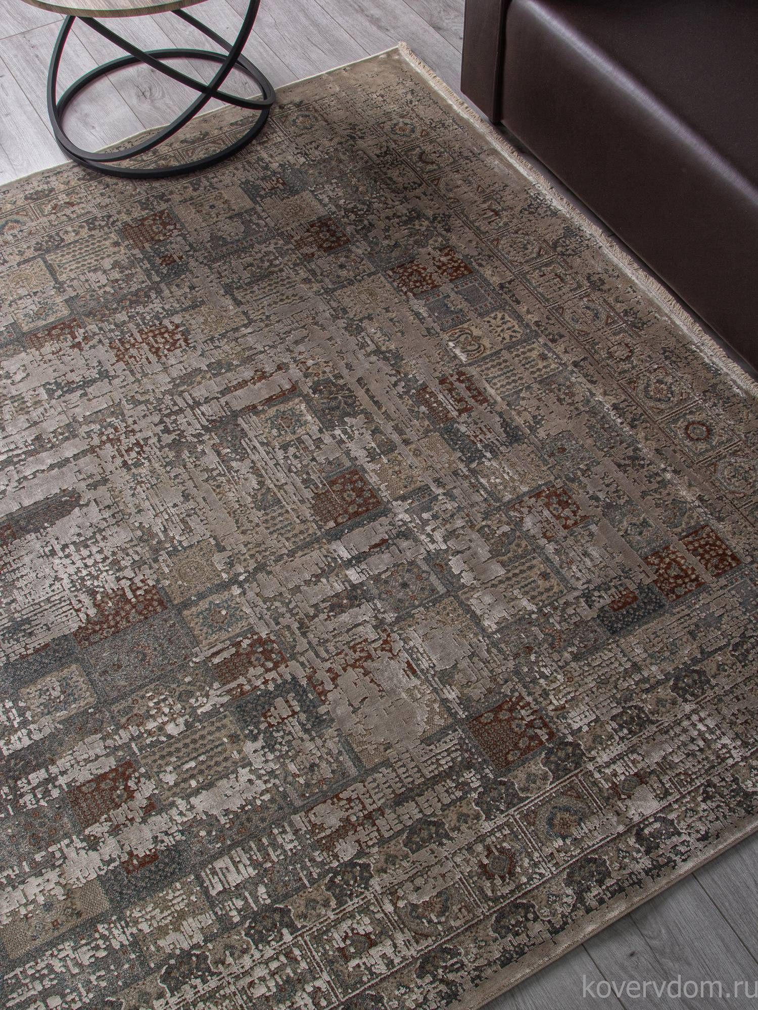 Ковер ROYAL G078J2 D.GREY / BEIGE