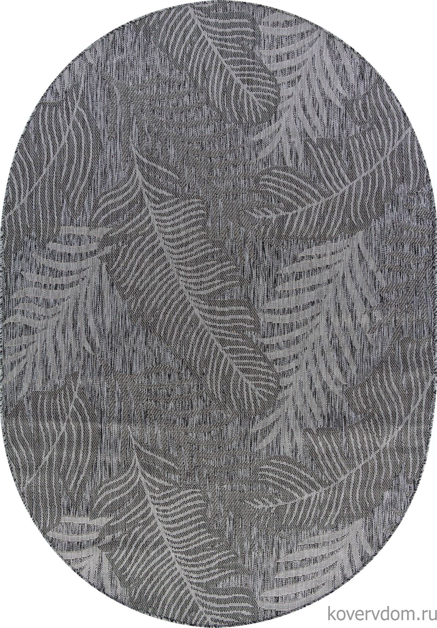 Ковер KAIR-A S132 DARK GRAY Овал