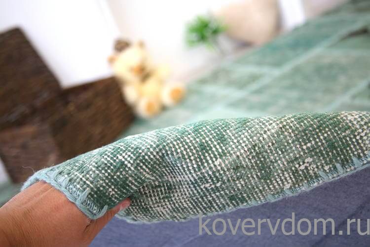 Винтажный ковер 100% шерсть пэчворк R-8900