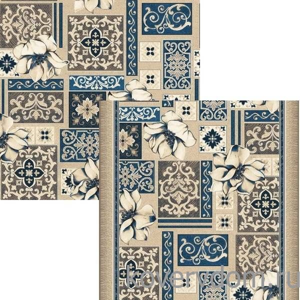 Ковровая дорожка принт 8-ми цветная дорожка p1610a2r 107