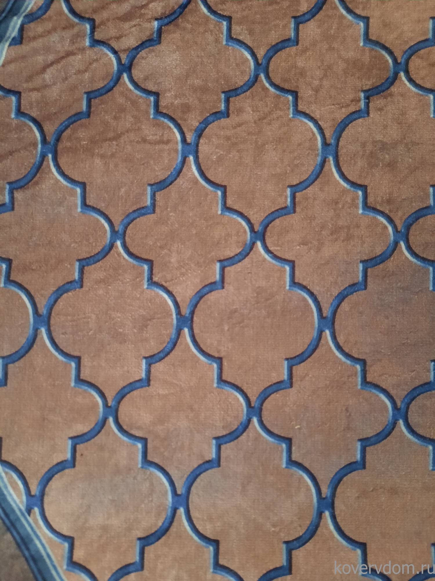 Ковер Decovilla 21022.102 EMIR Темно-синий Круг