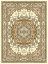 Ковер бежевый 57090 большого размера в актовый и бильярдный зал или кабинет руководителя