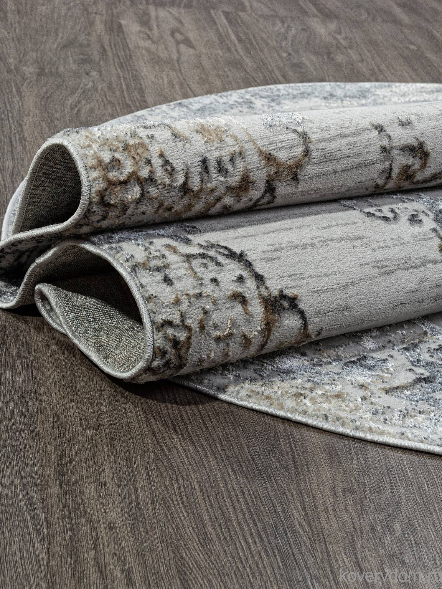 Ковер SAFARI 02469H D.GREY / GREY Овал Ковер SAFARI 02469H D.GREY / GREY Овал