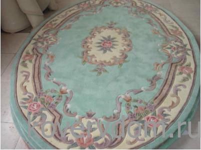 Ковер ручной работы ФЛОРА 510 акрил 292 зеленый  Ковер ручной работы ФЛОРА 510 акрил 292 зеленый