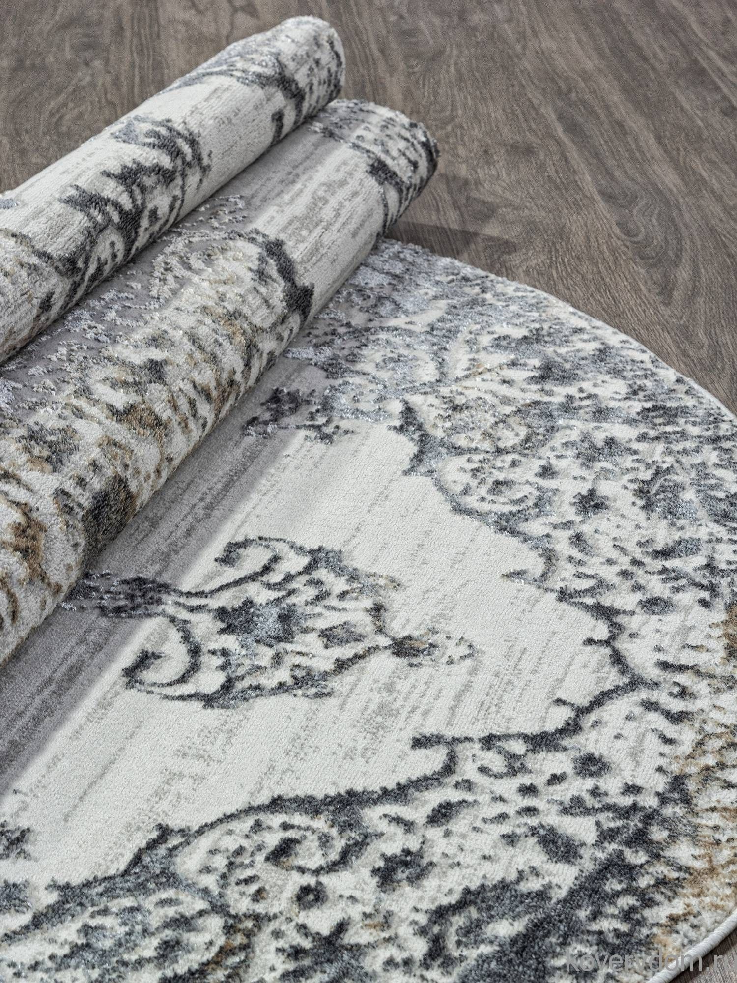 Ковер SAFARI 02469H D.GREY / GREY Овал Ковер SAFARI 02469H D.GREY / GREY Овал