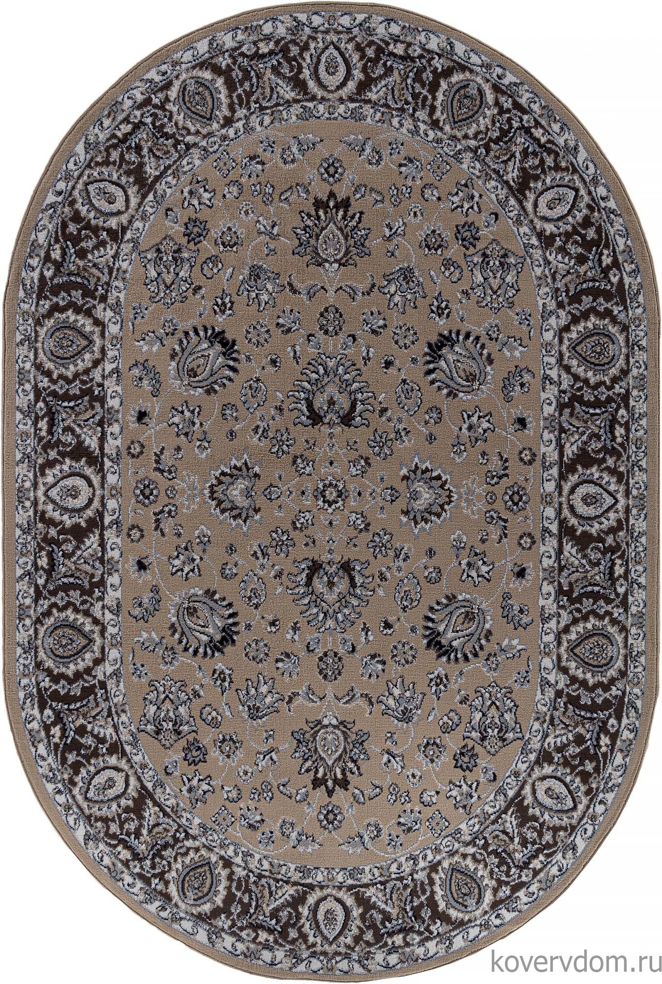 Ковер PRAGA 06030A BEJ / KAHVE Овал